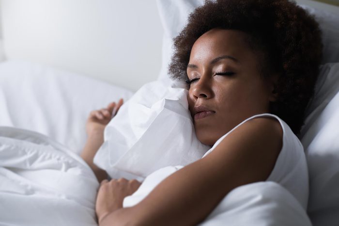 woman sleeping